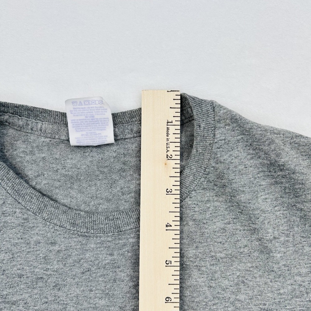Farmington Soccer Shirt Adult Medium Gray Connecticut Long Sleeve Casual Mens - Picture 14 of 16